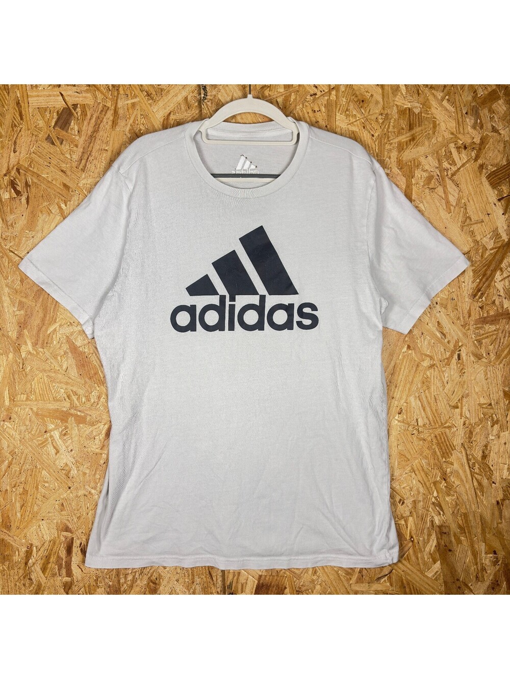 Adidas White Logo Graphic T-Shirt